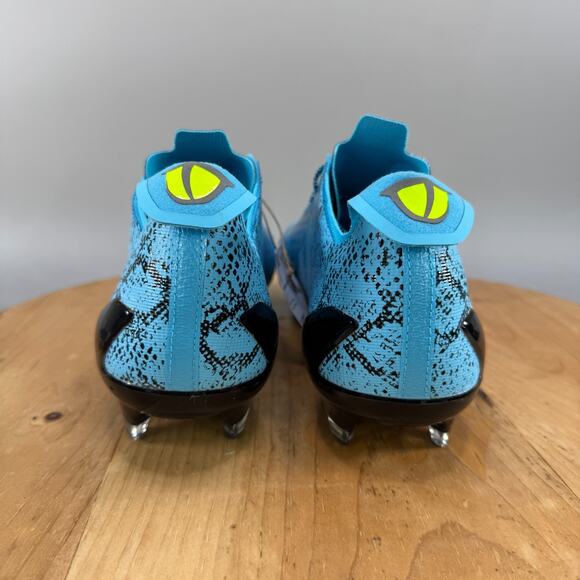 Adidas Adizero Electric 2 Exotic Speed Mens Size 12.5 Cyan Black Football Cleats - Picture 4 of 9